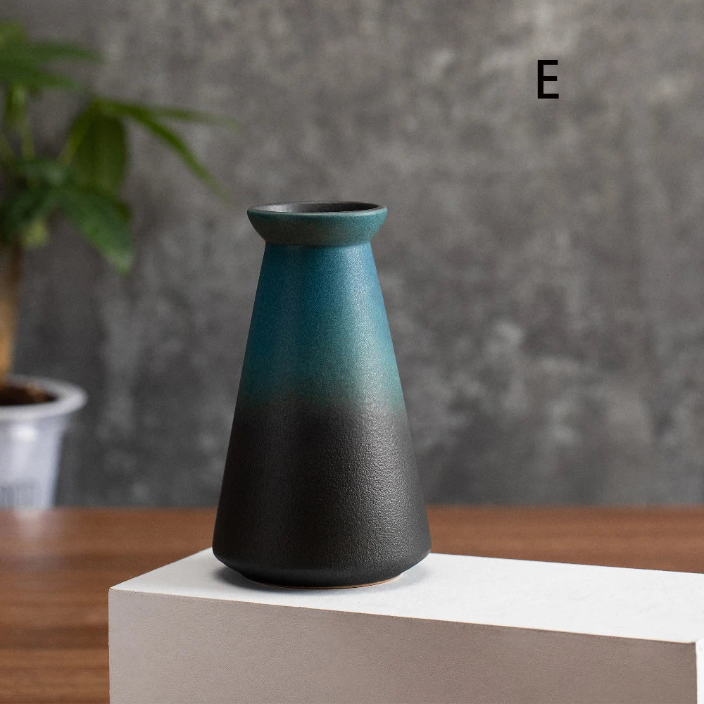 Matte Frosted Ceramic Bud Vase