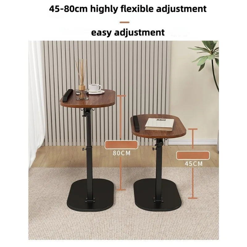 C-Shaped Sofa Side Table