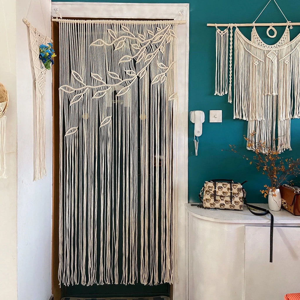 Macrame Door Curtain