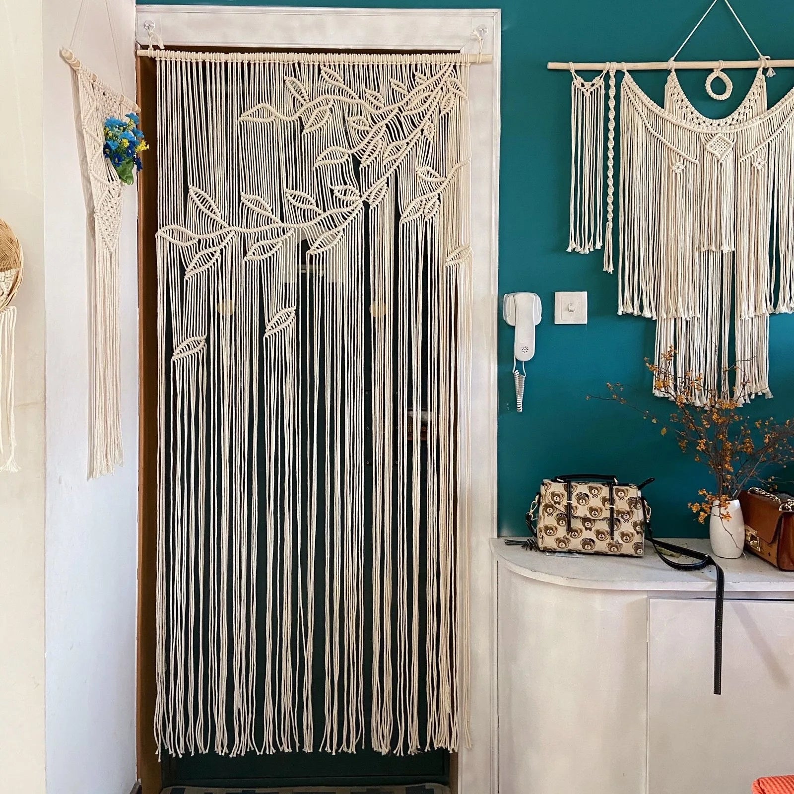 Macrame Door Curtain