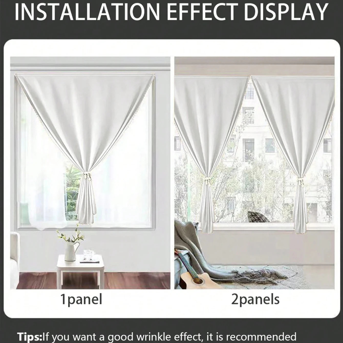 Modern Linen Blackout Curtain