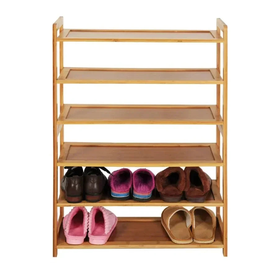 Bamboo Shoe Rack