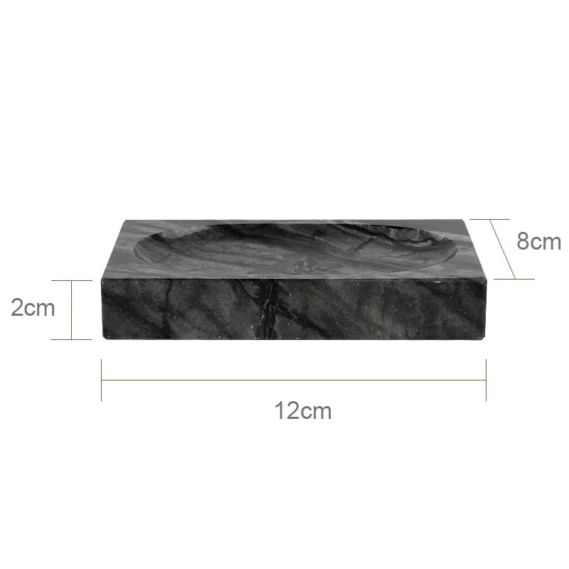 Black Marble Bathroom Set