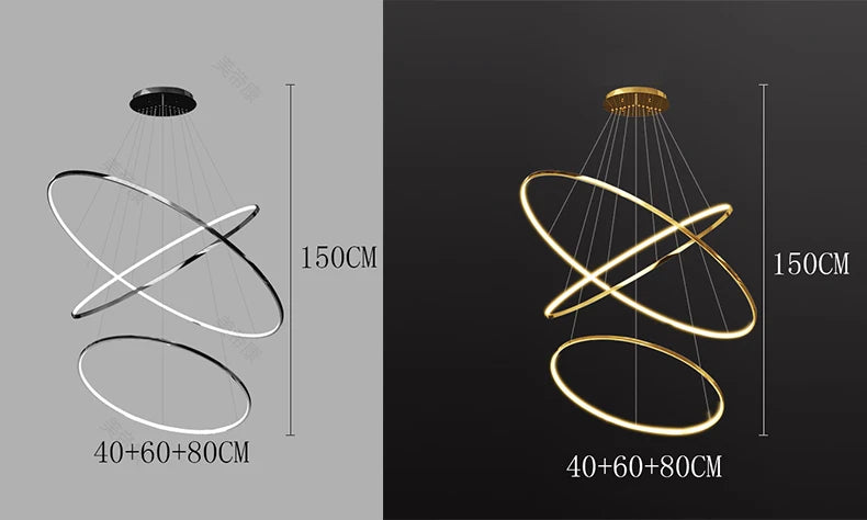Nordic Acrylic Pendant Chandelier