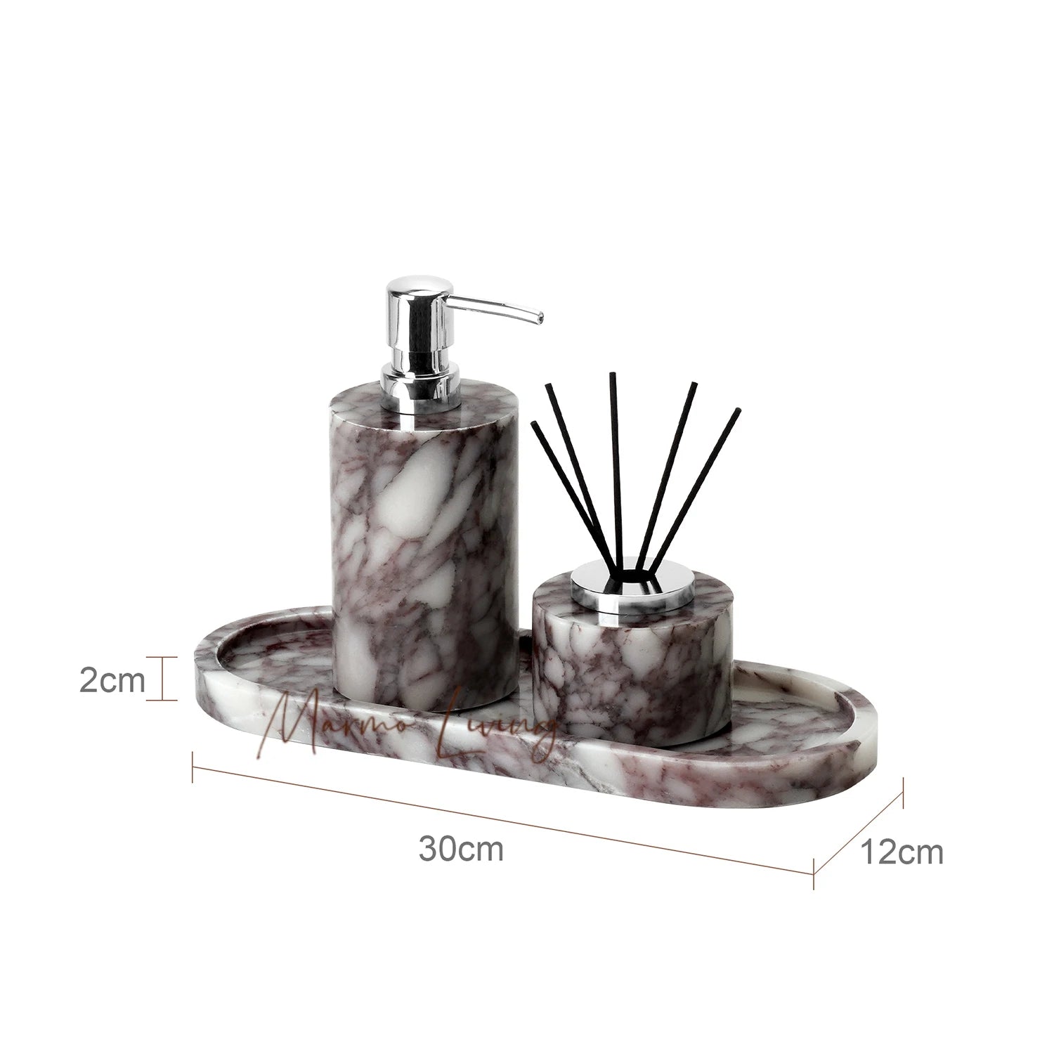 Calacatta Viola Bath Set