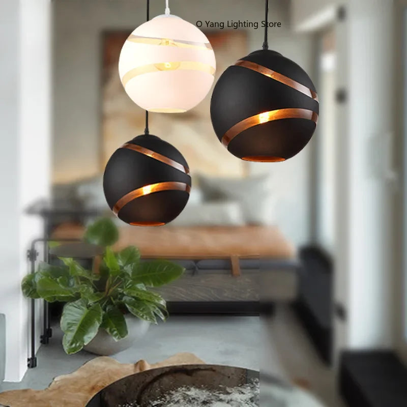 Wabi-Sabi Glass Pendant Lamp
