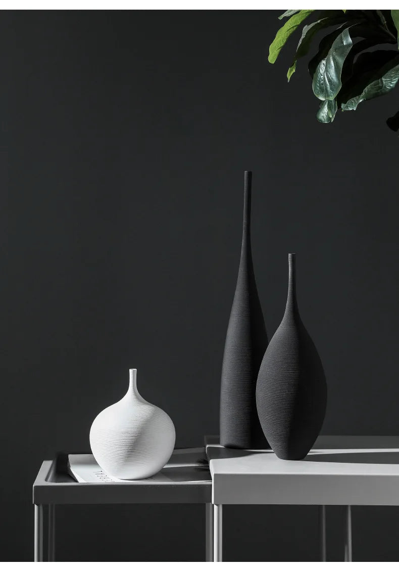 Hand-Drawn Zen Art Vase