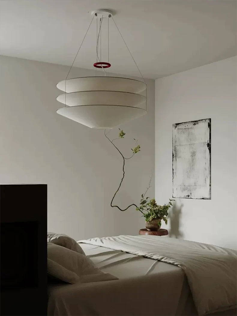 Wabi-Sabi Fabric Pendant Chandelier