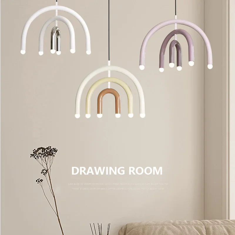 Cream-Style Pendant Chandelier