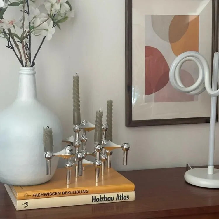 Molecular Metal Candle Holder