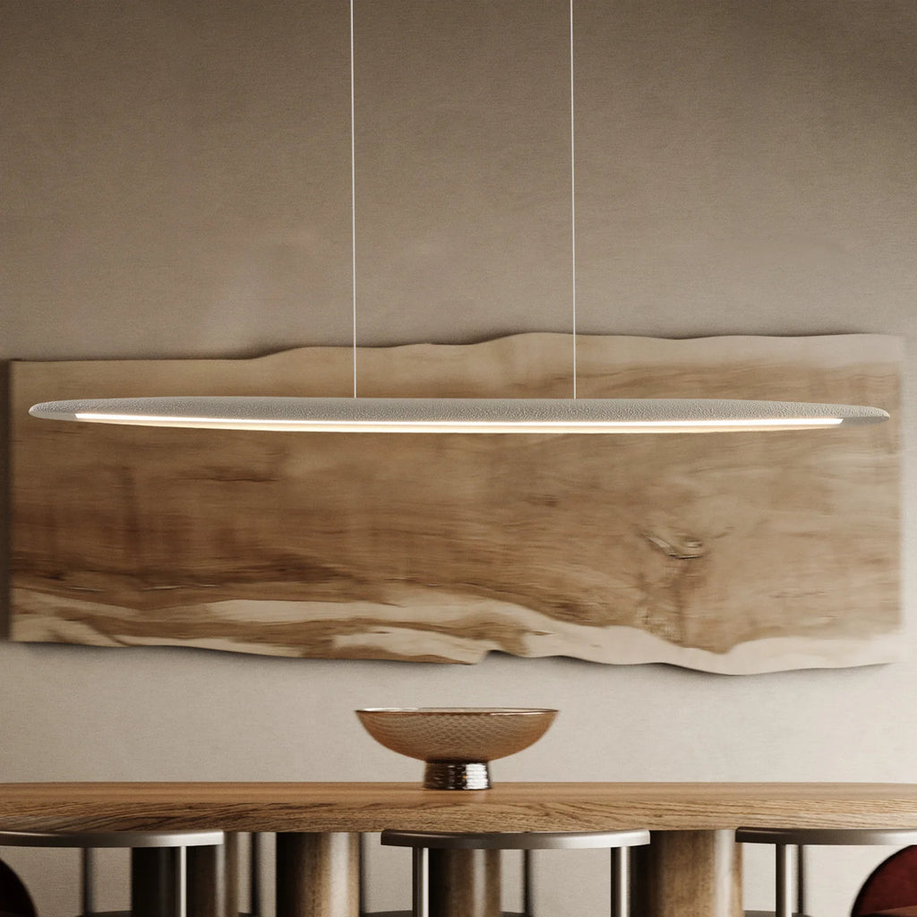 Wabi-Sabi Wood Linear Pendant Light