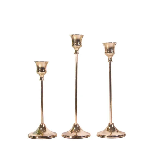 Brass Candlestick (3-Piece Set)