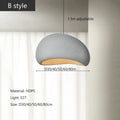 Wabi-Sabi Cement Pendant Chandelier