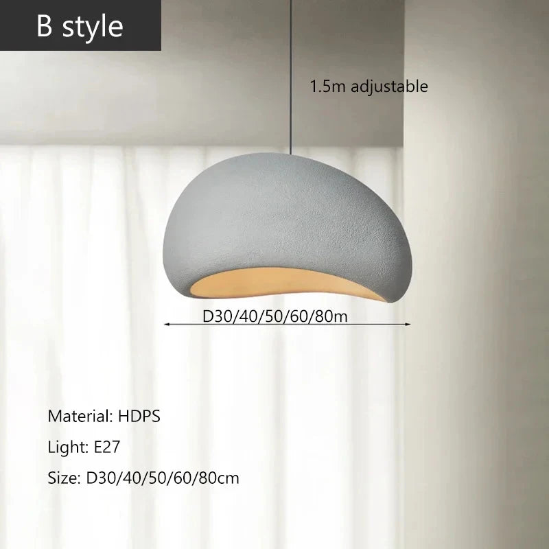 Wabi-Sabi Cement Pendant Chandelier