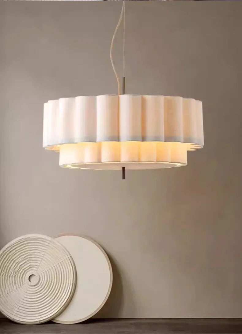 Wabi-Sabi Fabric Pendant Lamp