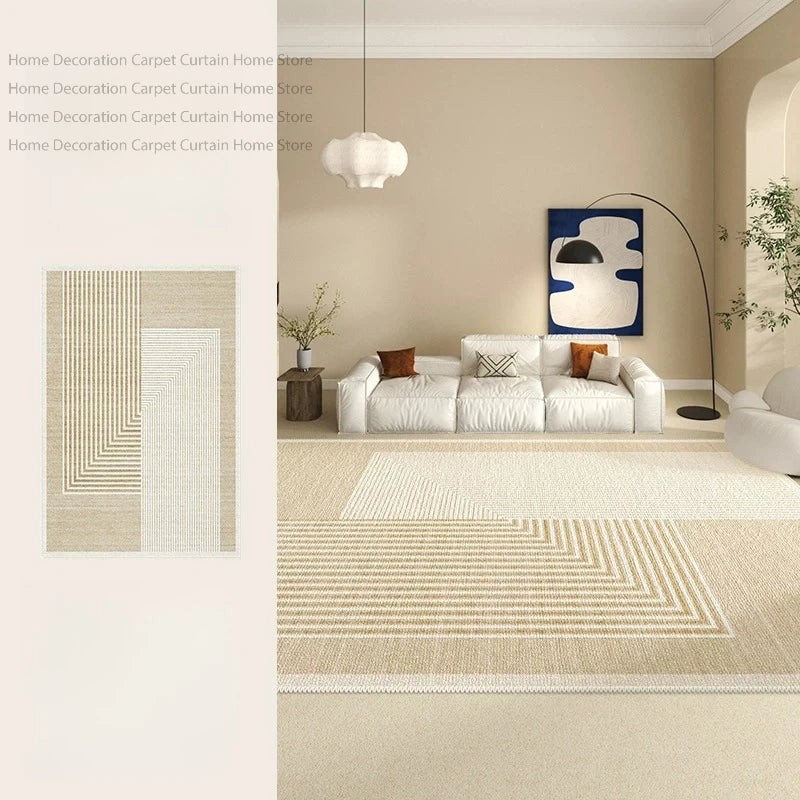 Abstract Washable Area Rug