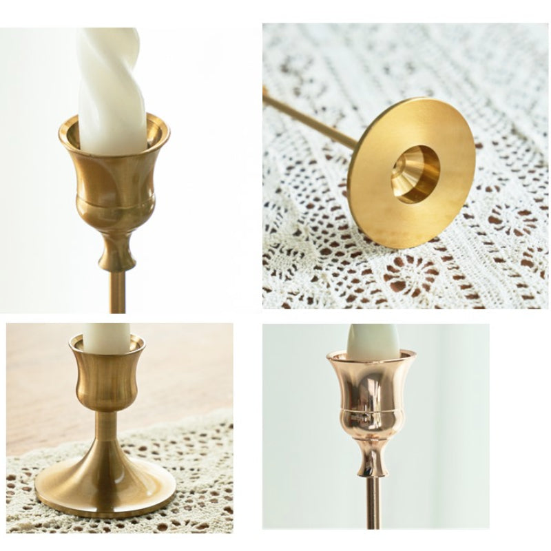 Brass Candlestick (3-Piece Set)