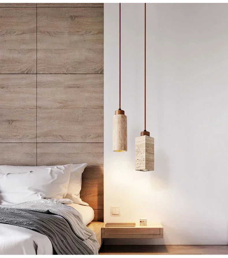Wabi-Sabi Stone Pendant Chandelier