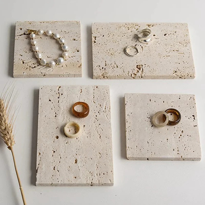 Travertine Jewelry Tray