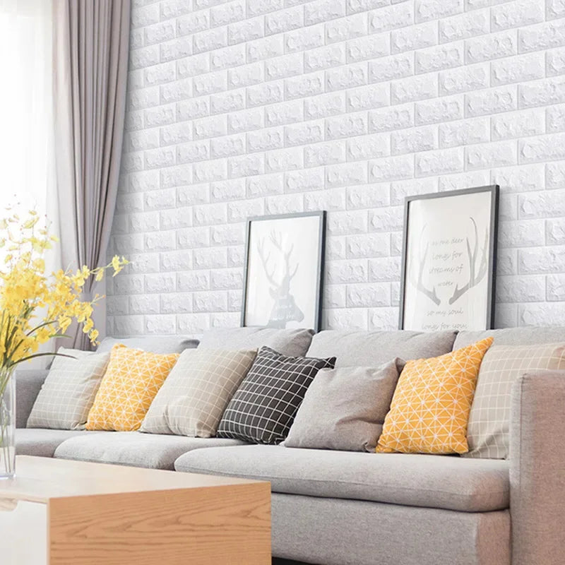 3D Brick Wall Panel Stickers