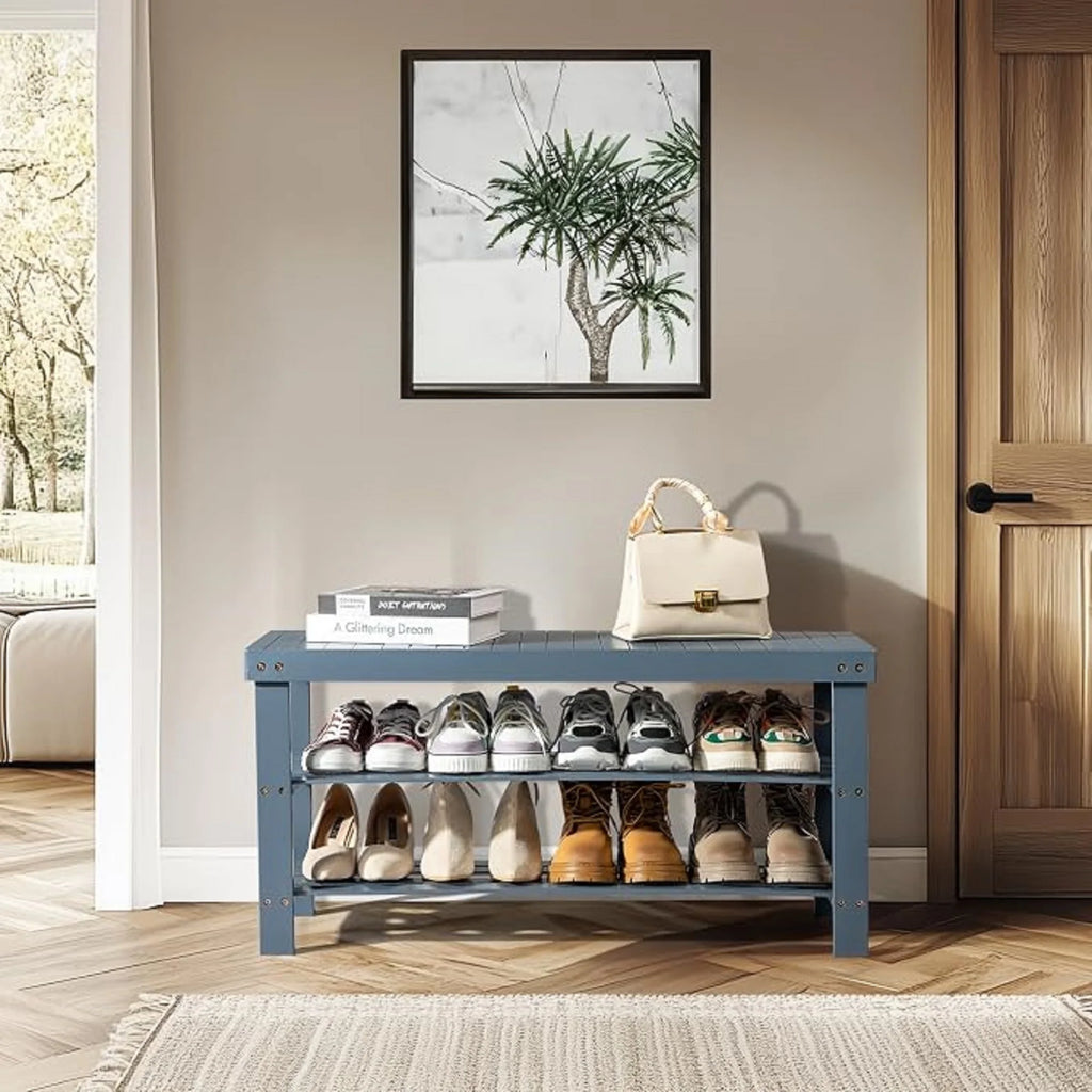 Bamboo Shoe Rack