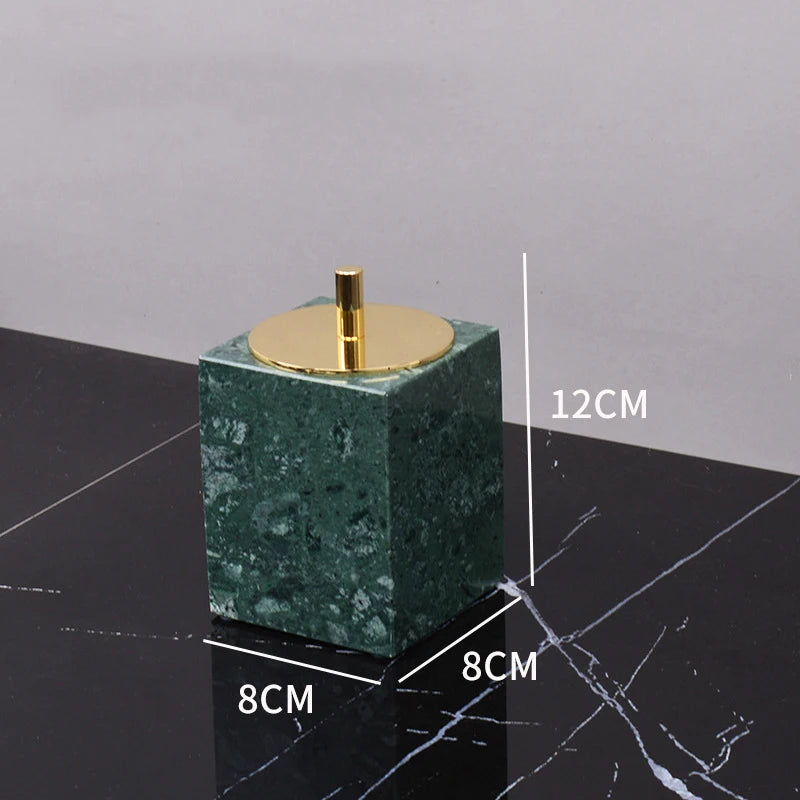 Indian Green Marble Bath Set