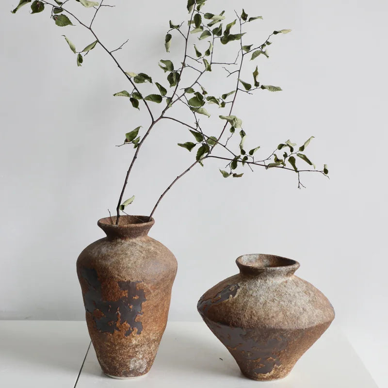 Coarse Pottery Zen Vase