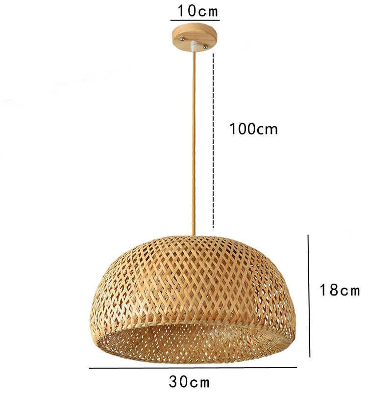 Japanese Bamboo Pendant Lamp