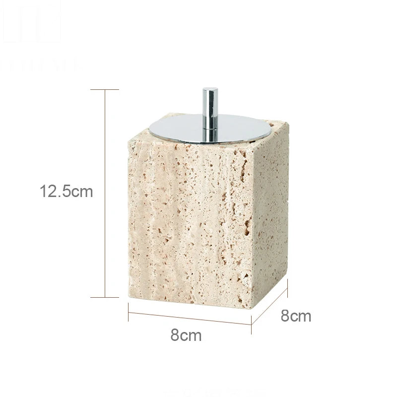Travertine Bathroom Set