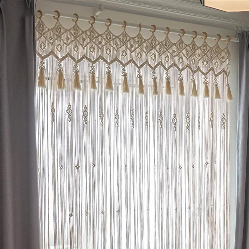 Macrame Door Curtain