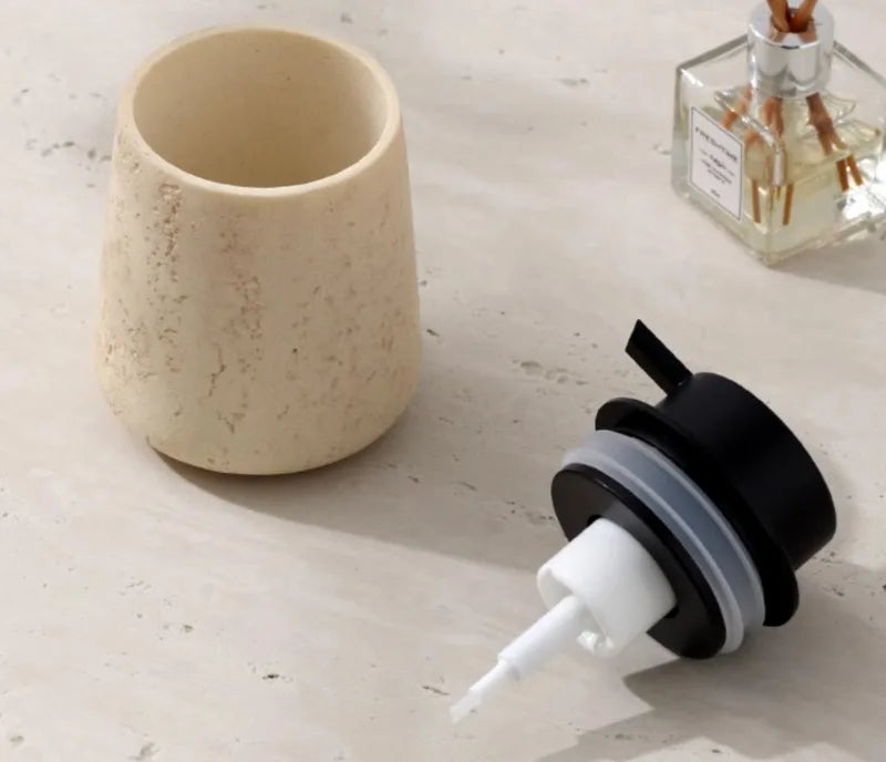Wabi-Sabi Stone Soap Dispenser
