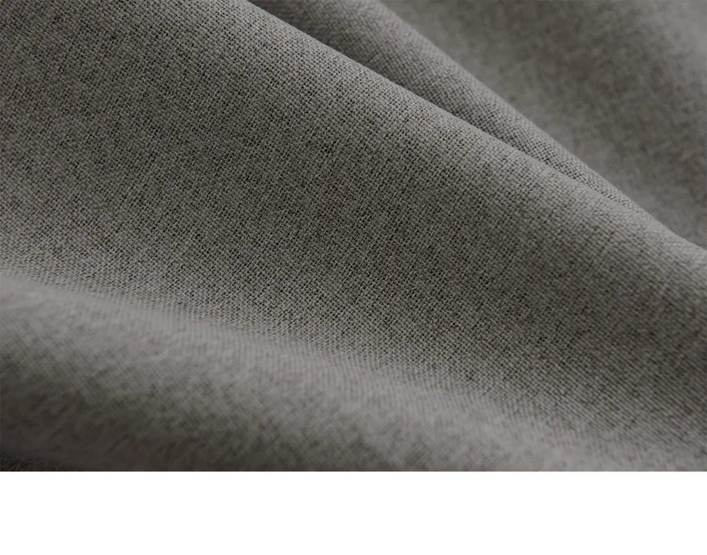 Modern Cotton-Linen Blackout Curtains