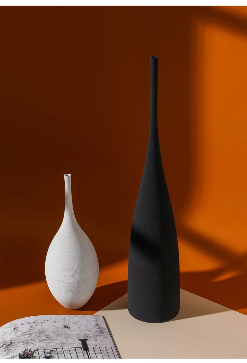 Hand-Drawn Zen Art Vase