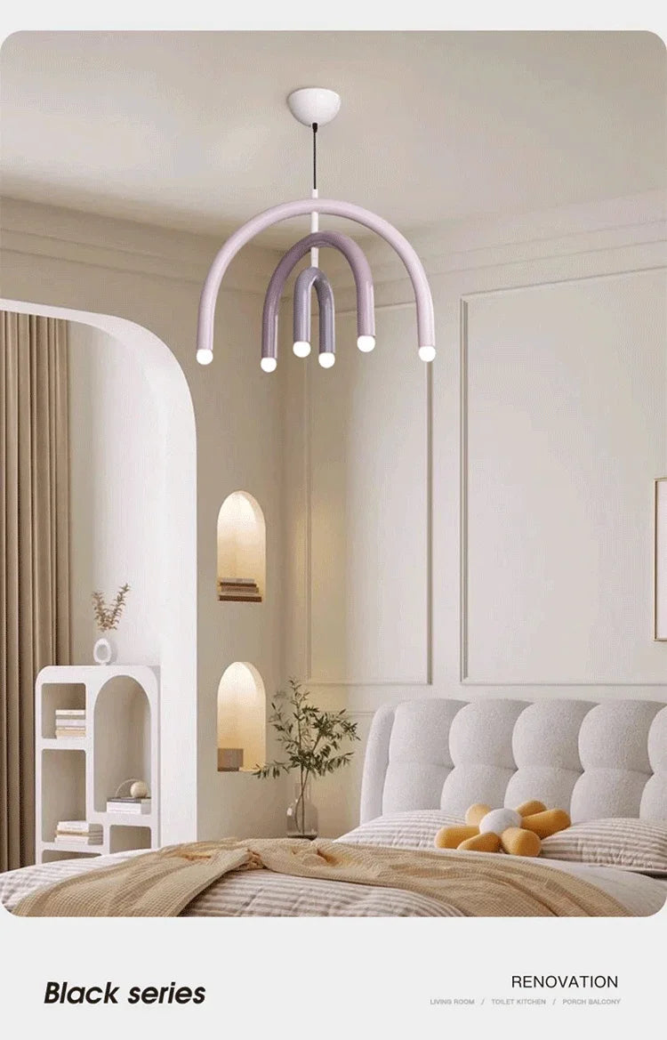 Cream-Style Pendant Chandelier