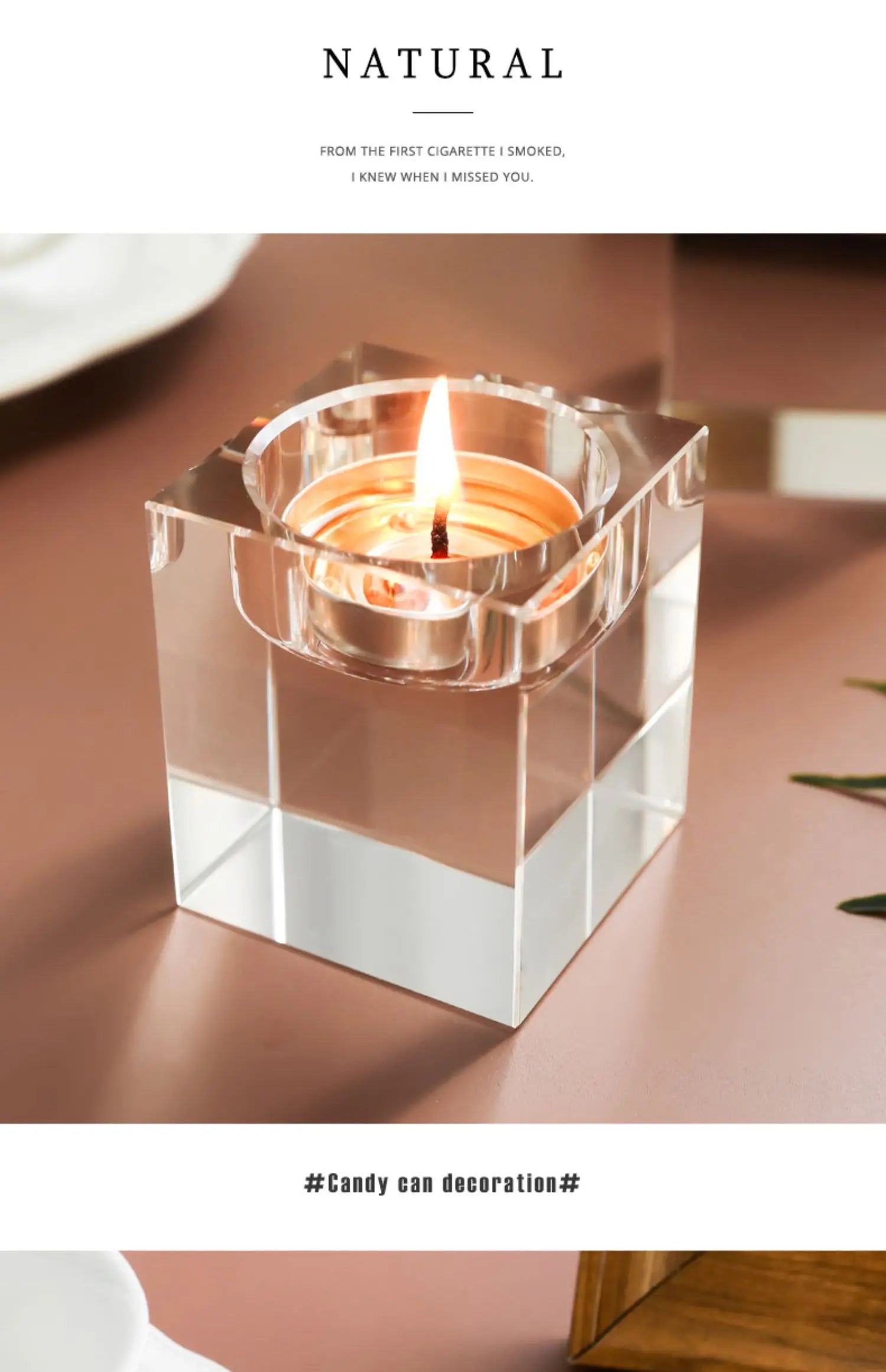 Crystal Candle Holder