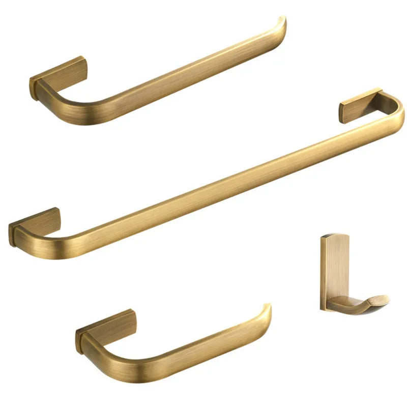 Antique Brass Bath Hardware Set