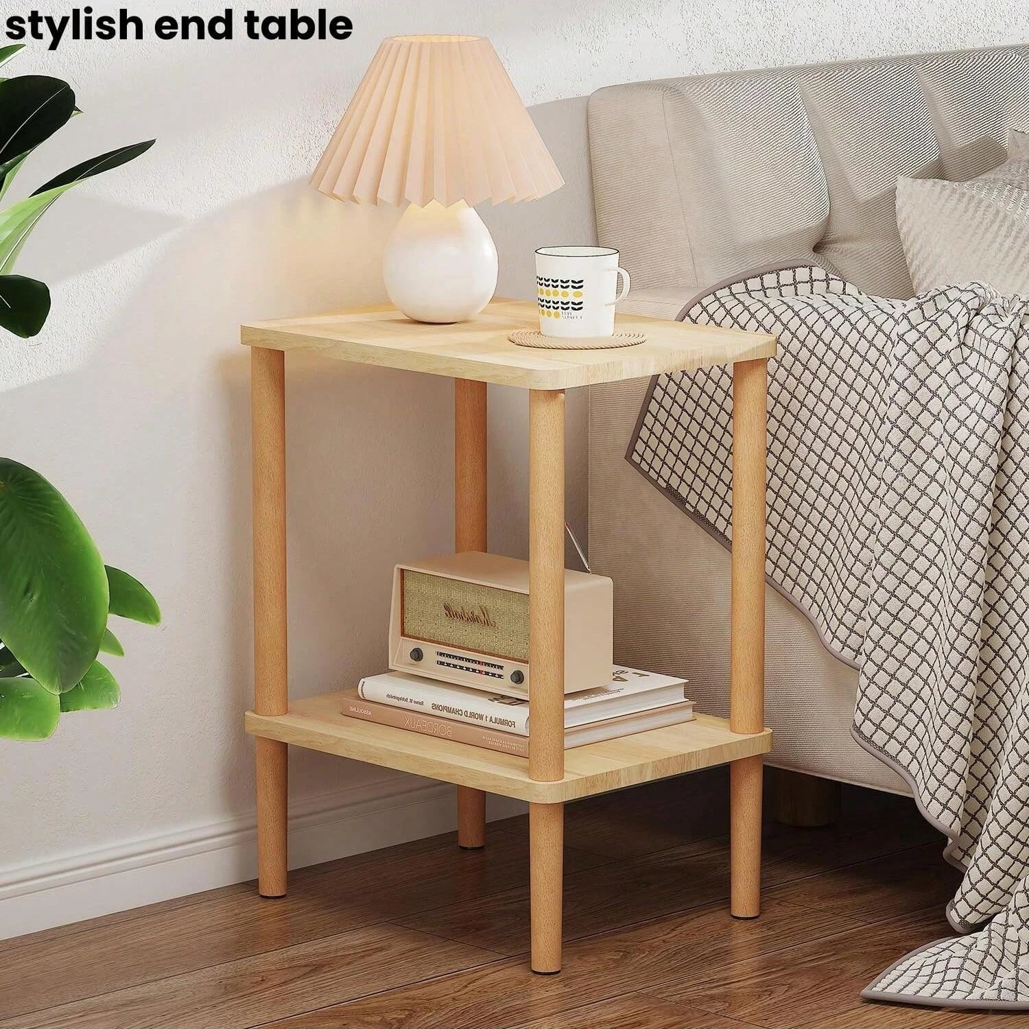 Wood Side Table