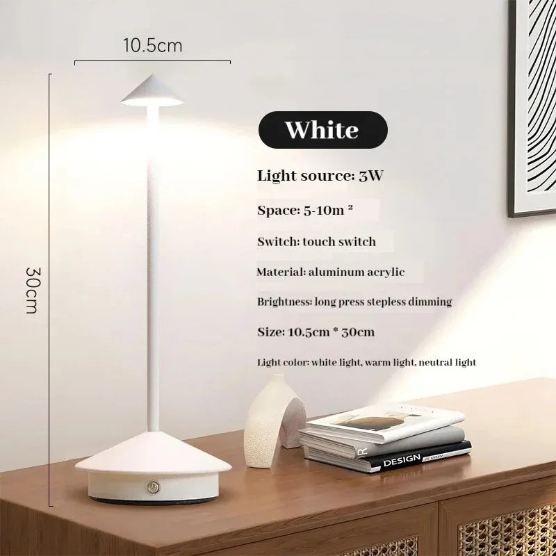 Rechargeable Dining Table Lamp
