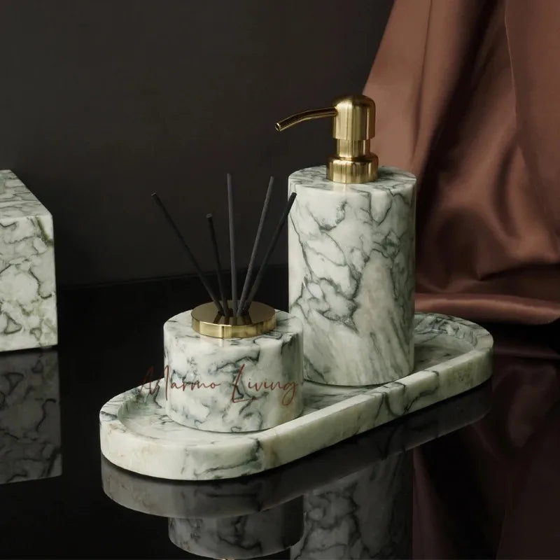 Emerald Marble Bathroom Set