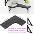 Floating Corner Wall Shelf