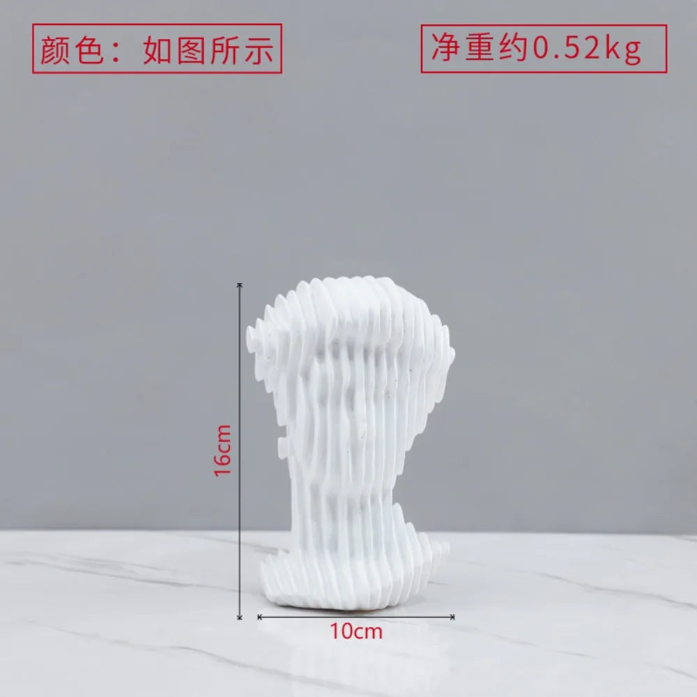 Abstract Head Sculpture