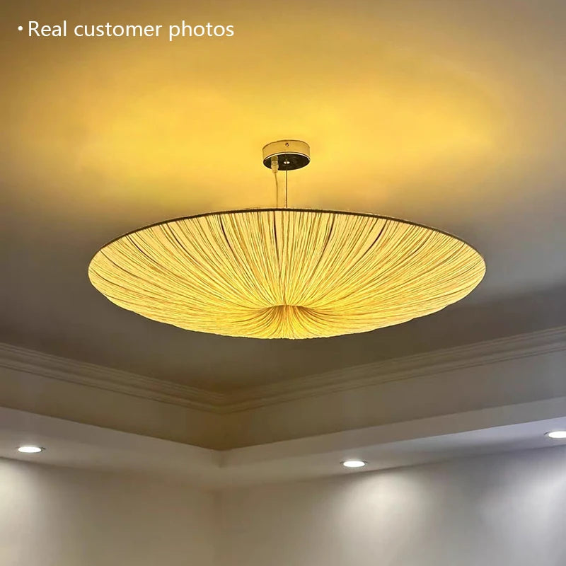 Wabi-Sabi Fabric Pendant Chandelier