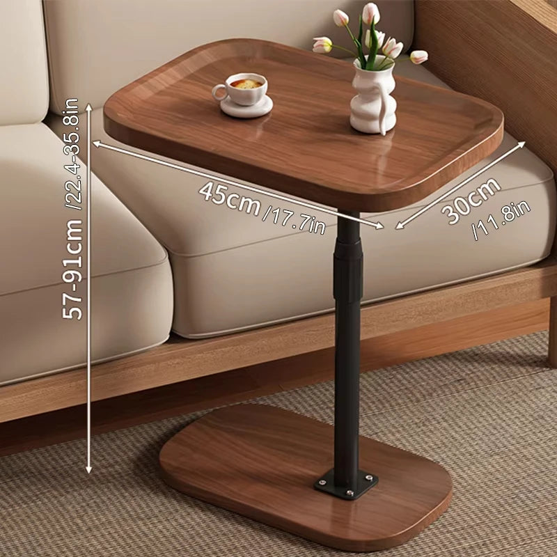 C-Shaped Sofa Side Table