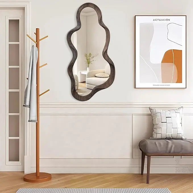 Vintage Irregular Gold Wall Mirror