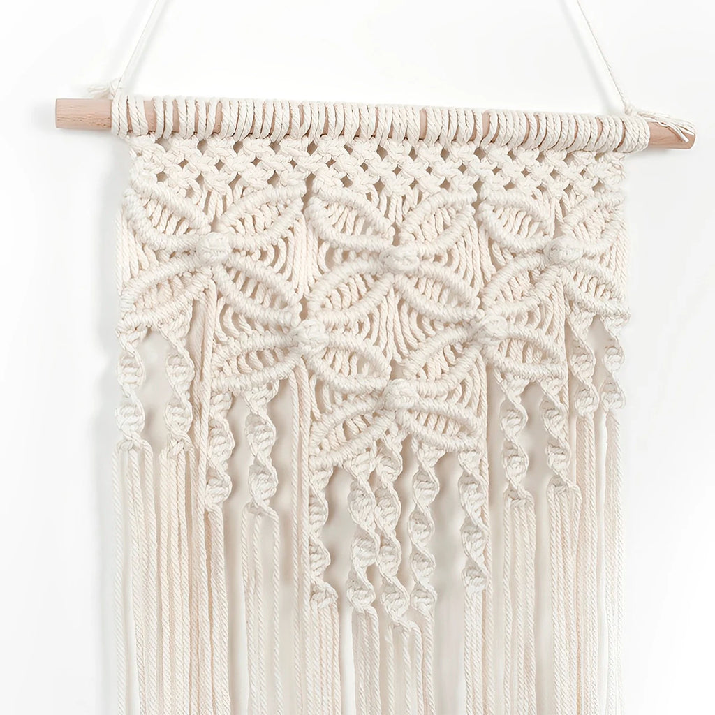 Boho Beige Macrame Wall Hanging