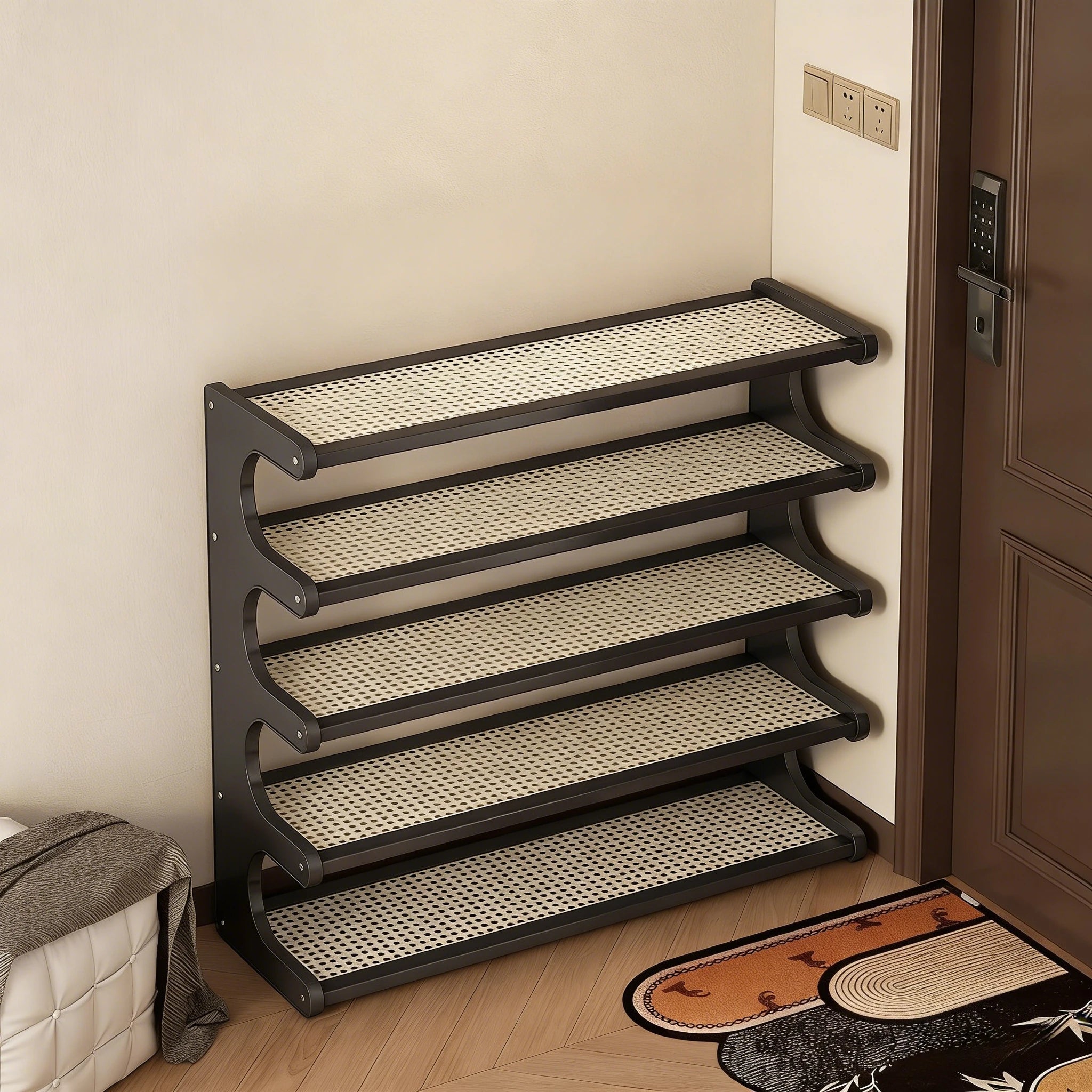 Bamboo Shoe Rack