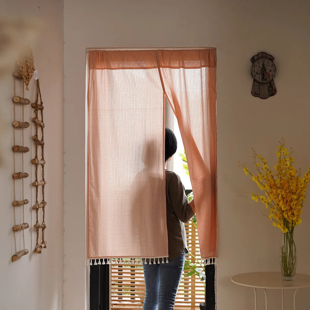 Japanese Cotton-Linen Curtains