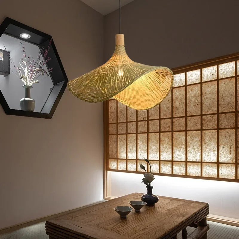 Japanese Bamboo Pendant Lamp