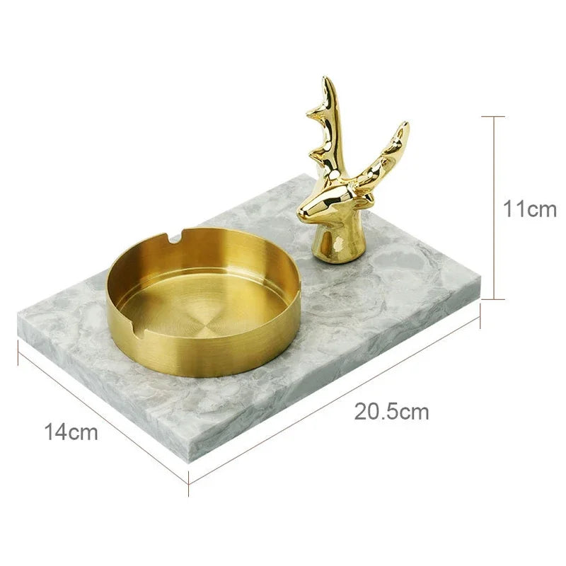 Marble Bathroom Accessory Set