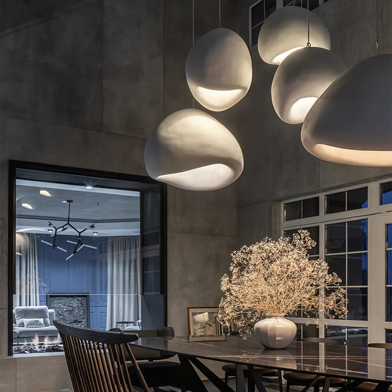 Wabi-Sabi Cement Pendant Chandelier